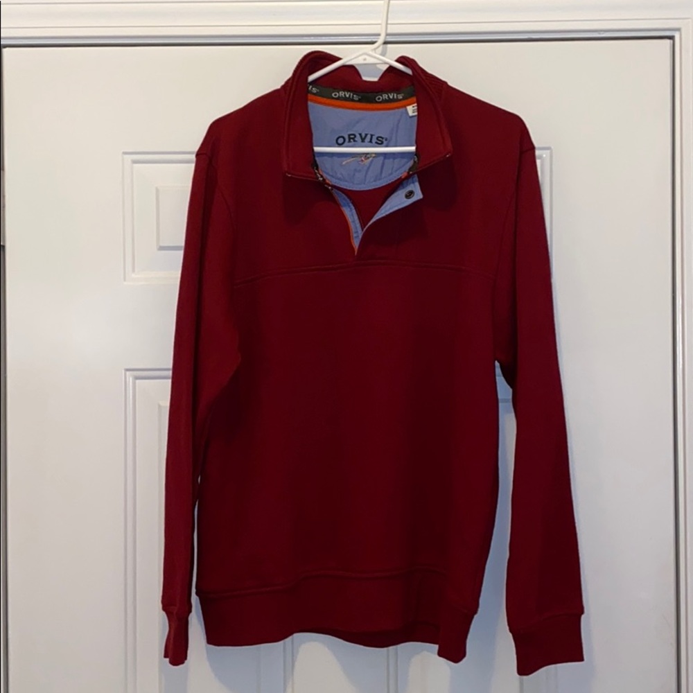 Orvis Pullover with Zipper collar